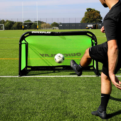 PRO ALU Training Instant Football Goal 5x3' - QUICKPLAY - astro coaching deals football football goal instructions pat portable training