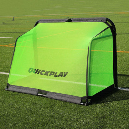 PRO ALU Training Instant Football Goal 6x4' - QUICKPLAY - astro coaching deals football football goal instructions pat portable training