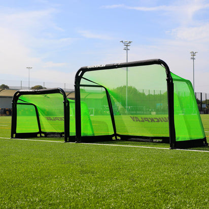 PRO ALU Training Instant Football Goal 6x4' - QUICKPLAY - astro coaching deals football football goal instructions pat portable training