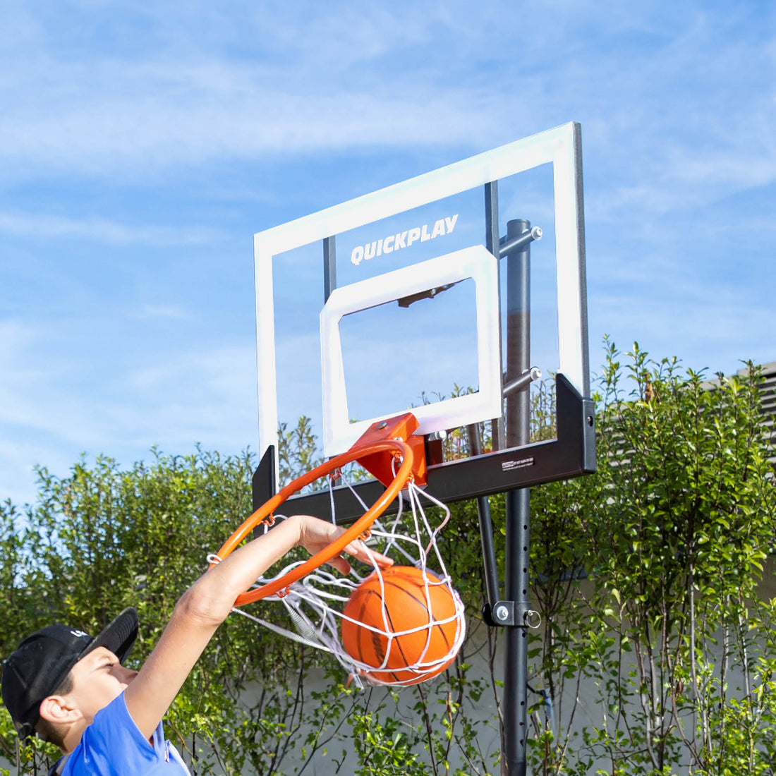 BALLER Mini Basketball Hoop System - QUICKPLAY - basketball EOL instructions more sports