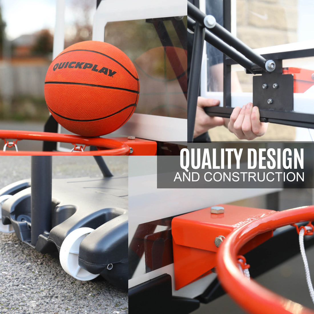 BALLER Mini Basketball Hoop System - QUICKPLAY - basketball EOL instructions more sports