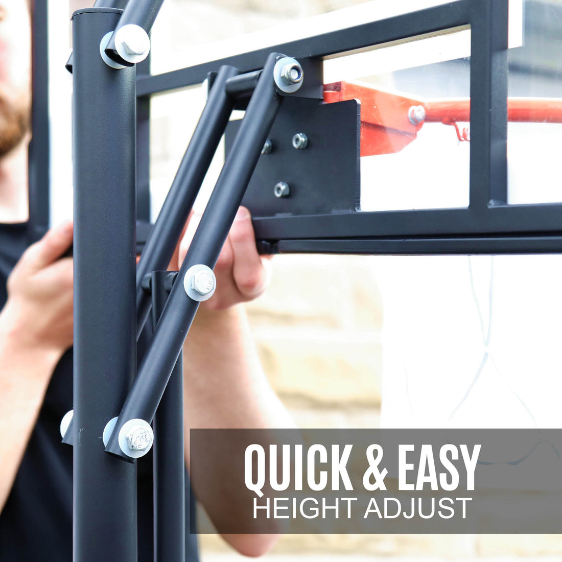 BALLER Mini Basketball Hoop System - QUICKPLAY - basketball EOL instructions more sports