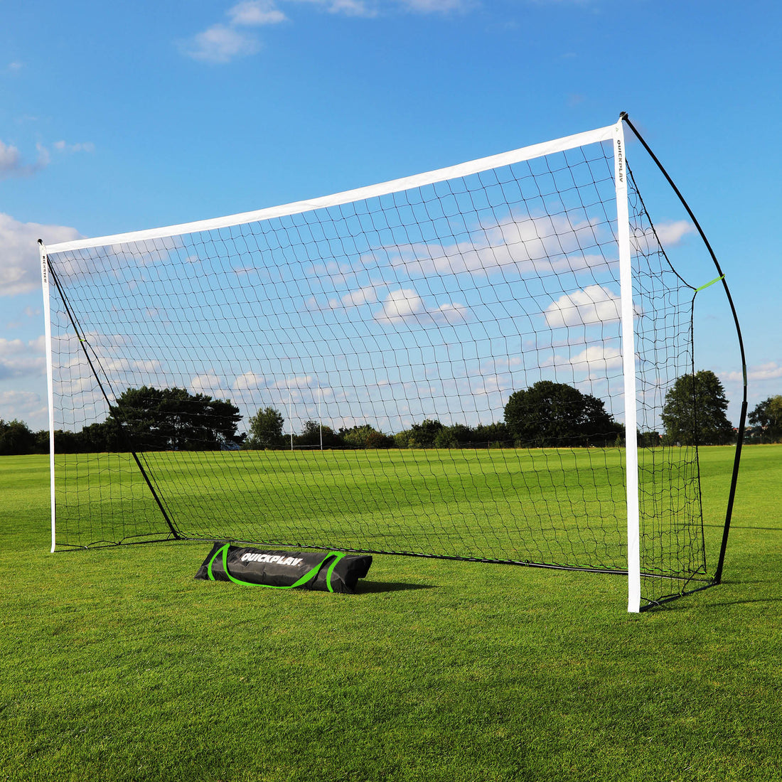 KICKSTER Portable Football Goal 16x7' - QUICKPLAY - 16 x 7 16x7 7 a side 9 a side adult bestsellers blackfridaysale football football goal garden instructions kickster portable Senior (16yrs+) Teens (13yrs+)