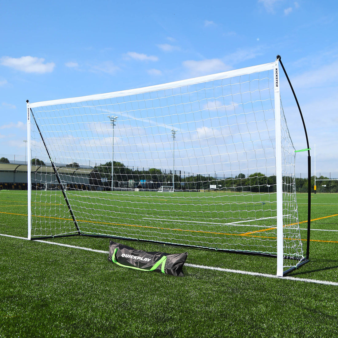 KICKSTER Elite Portable Football Goal 12x6' - QUICKPLAY - 12 x 6 12x6 3.6 5 a side 7 a side adult astro bestsellers football football goal garden home instructions Juniors (7-13yrs) kickster Kickster Elite large portable SUMMER Teens (13yrs+)