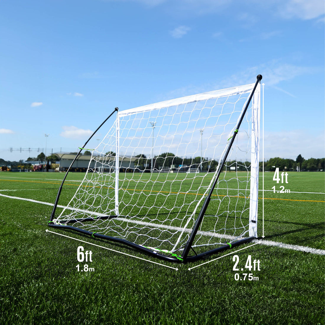 KICKSTER Portable Football Goal 6x4' - QUICKPLAY - 2.3 bestsellers blackfridaysale deal football football goal garden gift home instructions junior kickster kids Kids (up to 6yrs) portable