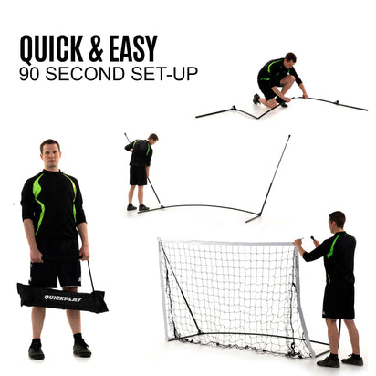 KICKSTER Elite Portable Football Goal 12x6' - QUICKPLAY - 12 x 6 12x6 3.6 5 a side 7 a side adult astro bestsellers football football goal garden has-spares home instructions Juniors (7-13yrs) kickster Kickster Elite large portable SUMMER Teens (13yrs+)