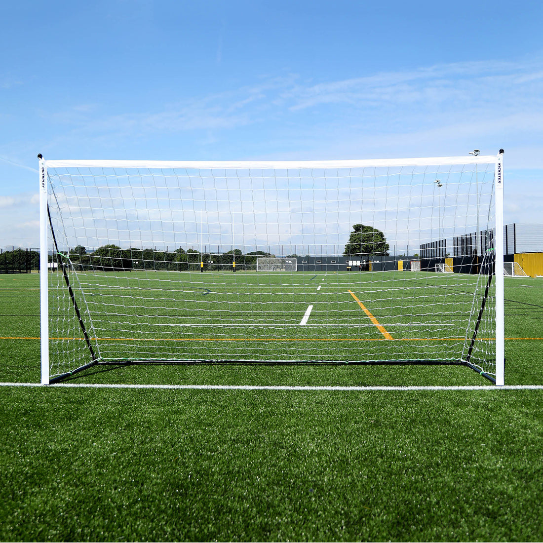 KICKSTER Elite Portable Football Goal 12x6' - QUICKPLAY - 12 x 6 12x6 3.6 5 a side 7 a side adult astro bestsellers football football goal garden home instructions Juniors (7-13yrs) kickster Kickster Elite large portable SUMMER Teens (13yrs+)