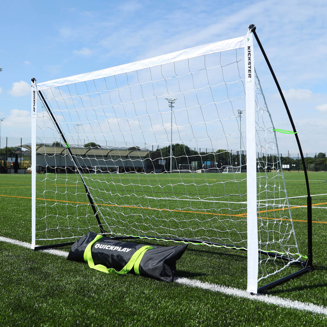 KICKSTER Elite Portable Football Goal 6x4' - QUICKPLAY - 5 a side 6 x 4 7 a side adult astro bestsellers football football goal garden home instructions Juniors (7-13yrs) kickster Kickster Elite large portable SUMMER Teens (13yrs+)