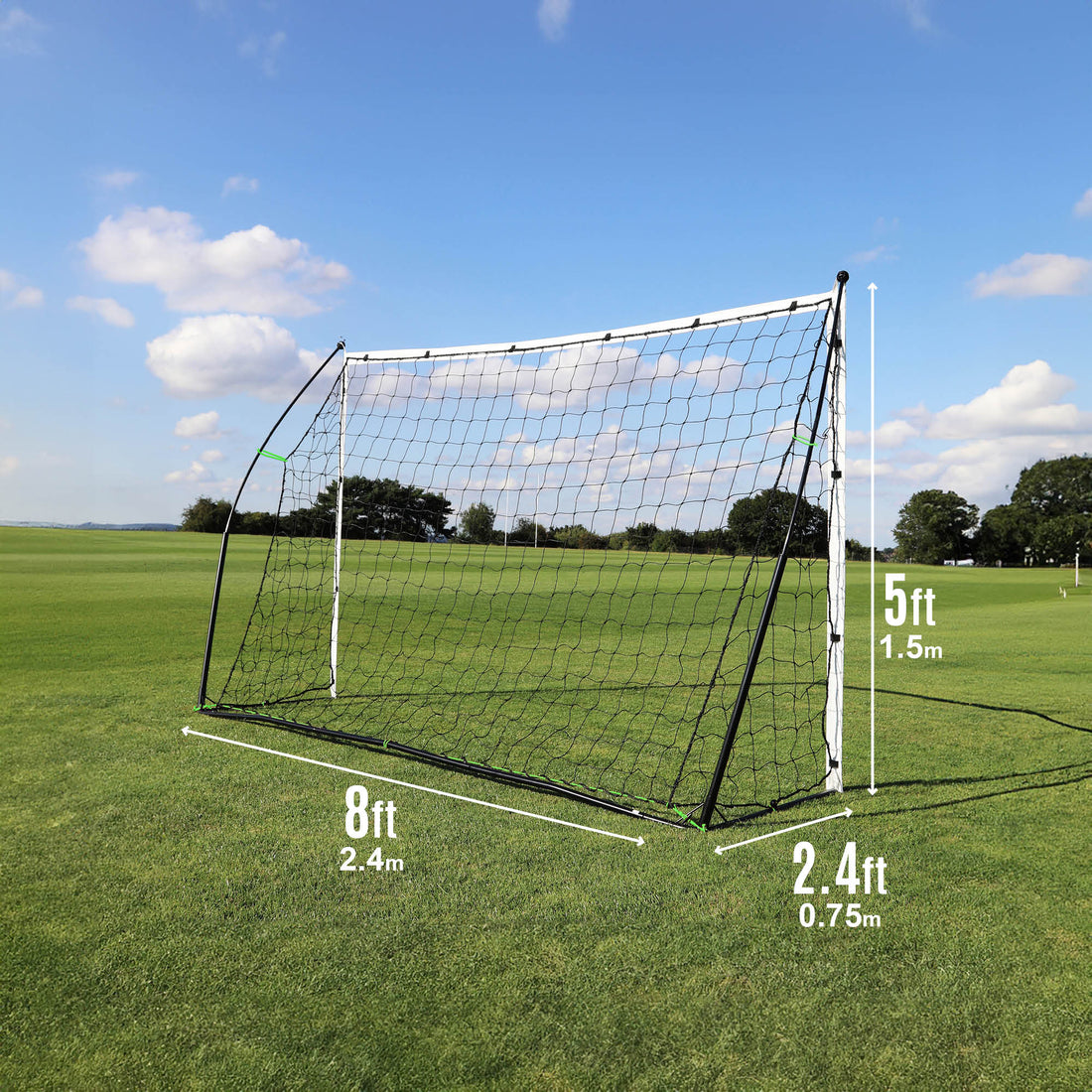 KICKSTER Portable Football Goal 8x5' - QUICKPLAY - bestsellers blackfridaysale football football goal garden home instructions junior Juniors (7-13yrs) kickster kids portable SUMMER Teens (13yrs+)