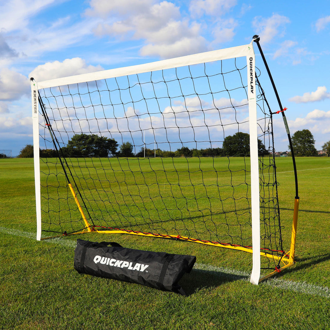 KICKSTER Portable Football Goal 6x4' (Yellow) - QUICKPLAY - 2.3 bestsellers deal football football goal garden gift home instructions junior kickster kids Kids (up to 6yrs) portable