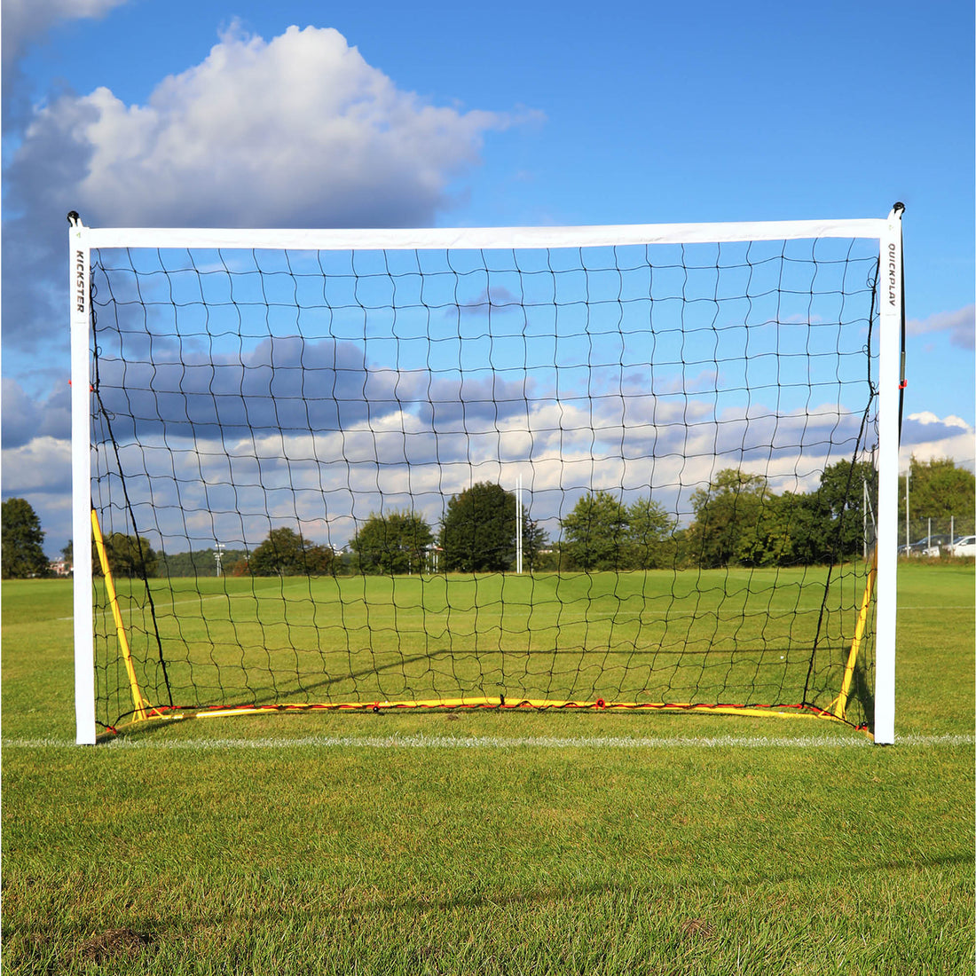 KICKSTER Portable Football Goal 8x5' (Yellow) - QUICKPLAY - 2.3 bestsellers deal football football goal garden gift home instructions junior kickster kids Kids (up to 6yrs) portable