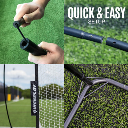 MEGA NET Multi-Sport Ball-Stop 12x9' - QUICKPLAY - football golf golf net has-spares hitting net more sports