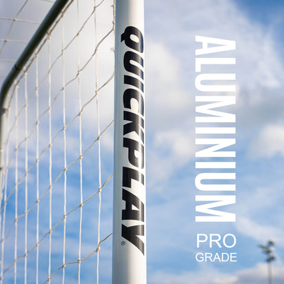 PRO ALU Match Football Goal 12x6' - QUICKPLAY - Aluminum Goals football goal has-spares long-product-multi-box pat Pro Soccer Soccer Coach Soccer Goal Soccer Goals Soccer Teams