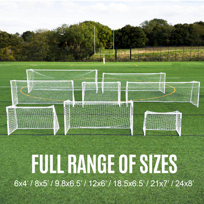 PRO ALU Match Football Goal 12x6' - QUICKPLAY - Aluminum Goals football goal has-spares long-product-multi-box pat Pro Soccer Soccer Coach Soccer Goal Soccer Goals Soccer Teams