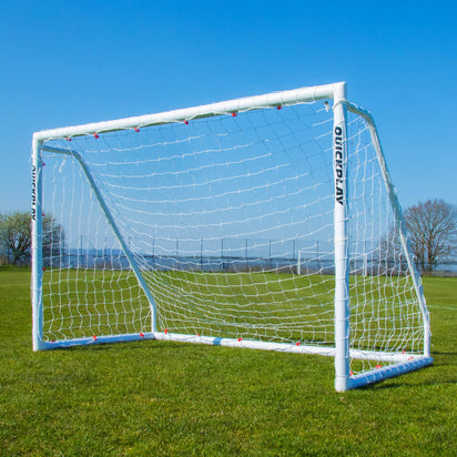 Q-FOLD MATCH Folding Football Goal 8x5' - QUICKPLAY - 8 x 5 astro club folding football football goal garden home instructions junior Juniors (7-13yrs) kids plastic Q-Fold Q-Match Teens (13yrs+)