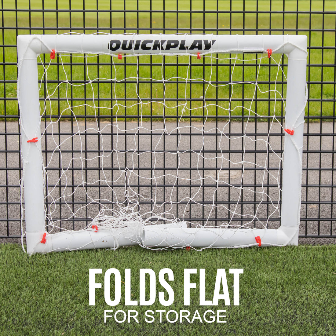 Q-FOLD Mini Football Goal 3x2.5' - QUICKPLAY - deal flowbackinstock football football goal gift instructions kids Kids (up to 6yrs) plastic pop up popup portable pvc Q-Fold Soccer Training training training goal