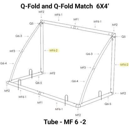 SPARE PART - TUBE - Q-FOLD 2023 - MF 6-2 - QUICKPLAY -