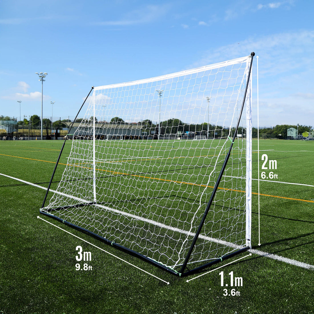 KICKSTER Elite Portable Futsal Goal 3x2m - QUICKPLAY - 3 3 x 2 3x2 adult astro bestsellers football football goal Futsal garden home instructions junior Juniors (7-13yrs) kickster Kickster Elite Kids (up to 6yrs) large portable Senior (16yrs+) Teens (13yrs+)