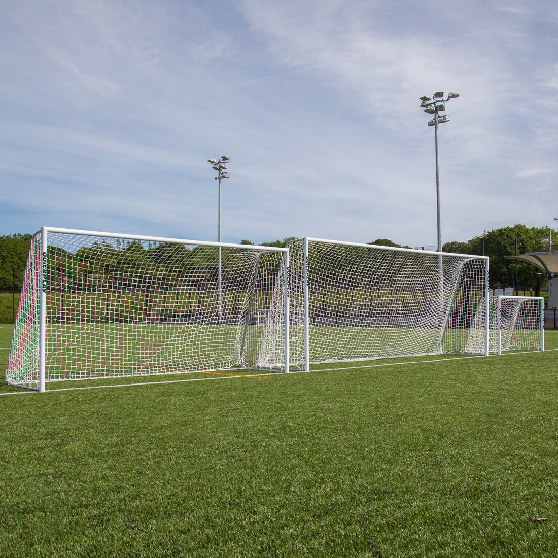 PRO ALU Match Football Goal 8x5' - QUICKPLAY - Aluminum Goals football goal Pro