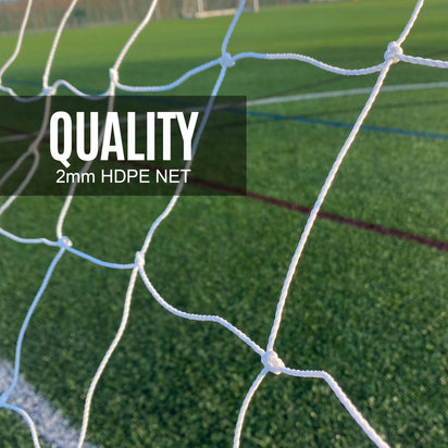 Q-FOLD Folding Football Goal 16x7' - QUICKPLAY - 16 x 7 16x7 5 a side 7 a side adult astro folding football football goal garden has-spares instructions large plastic Q-Fold Senior (16yrs+) Teens (13yrs+)