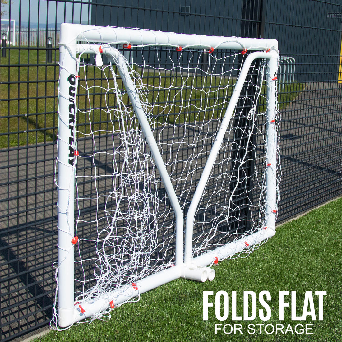 Q-FOLD MATCH Folding Football Goal 6x4' - QUICKPLAY - 6 x 4 astro club folding football football goal garden home instructions junior kids Kids (up to 6yrs) new plastic Q-Fold Q-Match