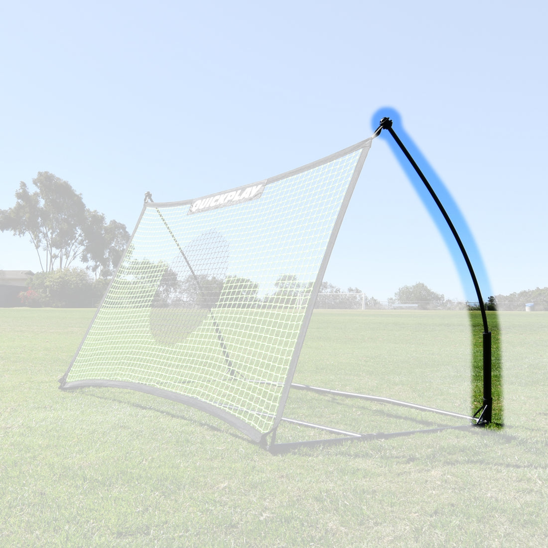 SPARE PART - UPRIGHT - TEKKERS REBOUNDER 5X3' - QUICKPLAY UK -