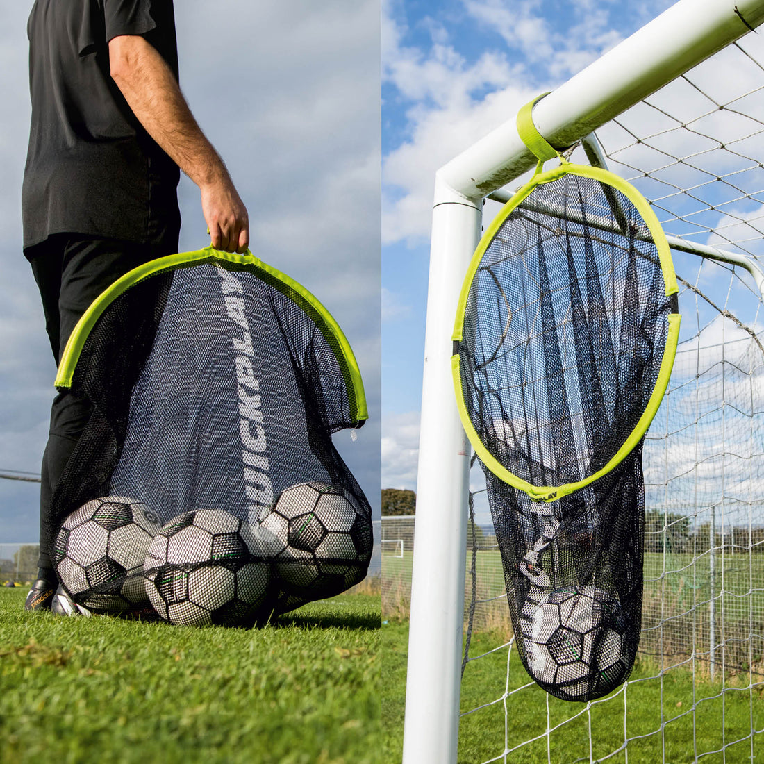 TARGET SAX 2 in 1 Top Bins Goal Target & Football Bag - QUICKPLAY - coaching deal gift skills SUMMER target nets targets training training aid