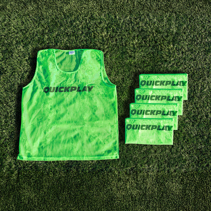 Football Training Bibs Green - QUICKPLAY UK -