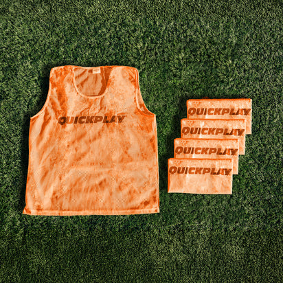 Football Training Bibs Orange - QUICKPLAY UK -