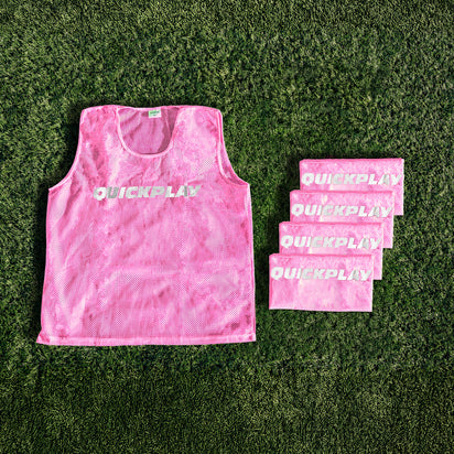 Football Training Bibs Pink - QUICKPLAY UK -