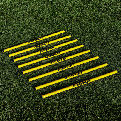 2ft/5ft Training Poles (25mm) (Set of 4) Yellow - QUICKPLAY UK -