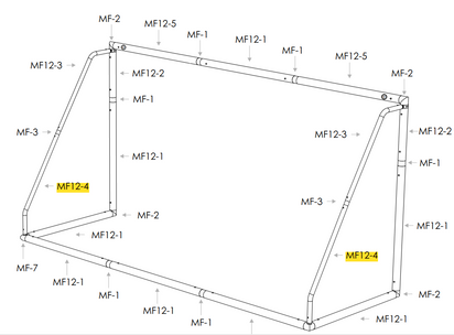 SPARE PART - TUBE - Q-FOLD 2023 - MF 12-4 - QUICKPLAY - flowoos MF 12-4