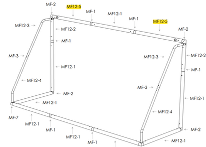 SPARE PART - TUBE - Q-FOLD 2023 - MF 12-5 - QUICKPLAY - flowoos MF 12-5