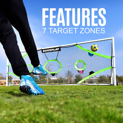 TARGET Net Pro for Full Size Goals 24x8' (excl. goal) - QUICKPLAY - Astroturf blazepod deal instructions Soccer Soccer Coach Soccer Target Soccer Training target net target nets targets