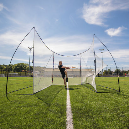 MEGA NET XL Multi-Sport Ball-Stop 32x9' - QUICKPLAY - instructions Mega Net