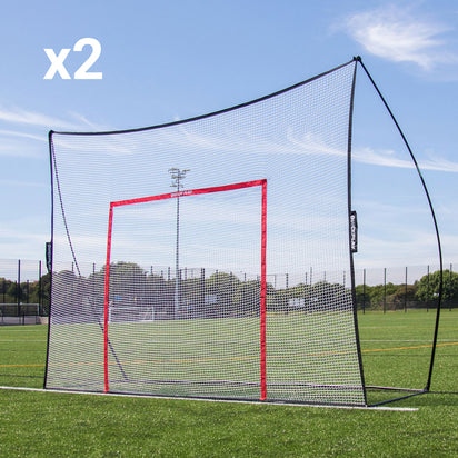 MEGA NET XL Multi-Sport Ball-Stop 32x9' - QUICKPLAY - instructions Mega Net