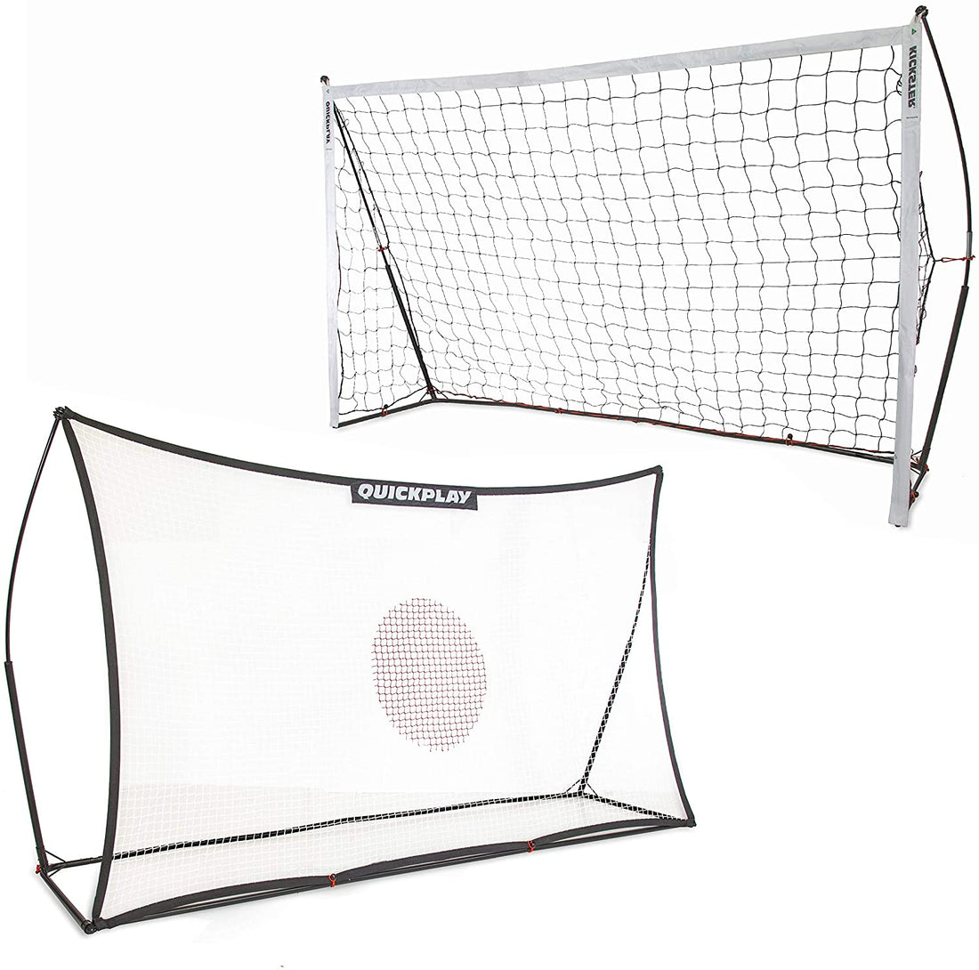 KICKSTER 2 in 1 Football Goal / Football Rebounder 8x5' - QUICKPLAY - 3.3 Combo football football goal garden home instructions portable rebounder spot rebounder SUMMER Teens (13yrs+)