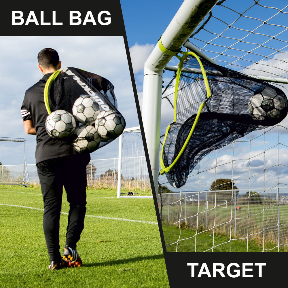 TARGET SAX 2 in 1 Top Bins Goal Target & Football Bag - QUICKPLAY - coaching deal gift skills SUMMER target nets targets training training aid