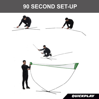 Badminton Travel Net 3x1.5m - QUICKPLAY - badminton EOL more sports